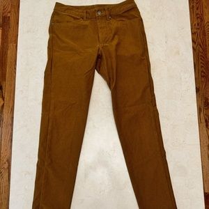 Burnt Caramel Lululemon ABC Pant Slim--Utilitech 29x32
